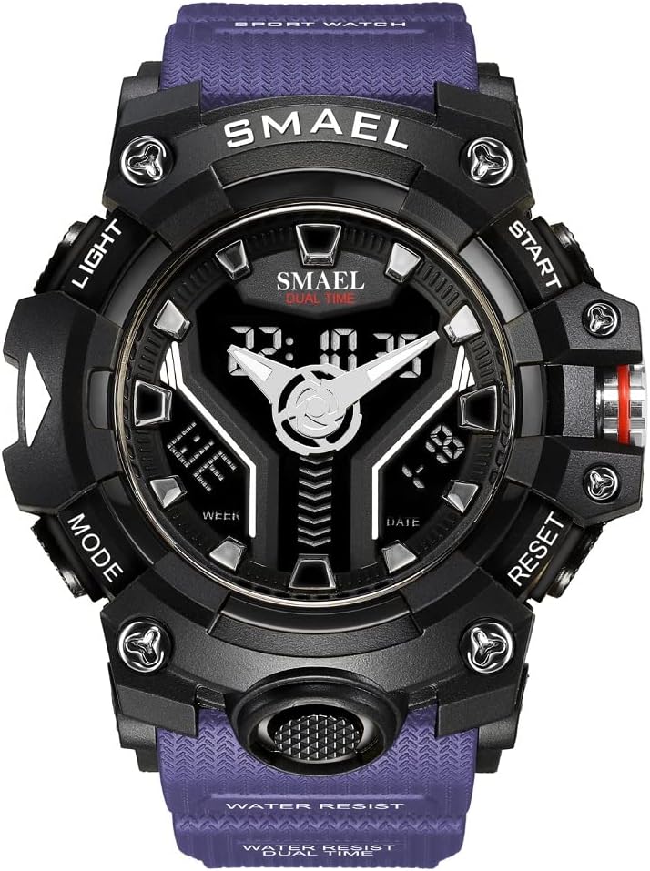 montre analogique-numérique SMAEL Sport résistance Maroc Ubuy