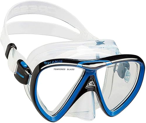 Miniatura 4 de Cressi - Juego de snorkel para adulto en silicona cómoda y pura, máscara y snorkel semiseco Ikarus & Orion