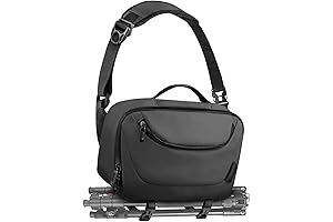 DSLR/SLR/Mirrorless Camera Sling Bag with Waterproof Case, Tripod Holder for Photographers