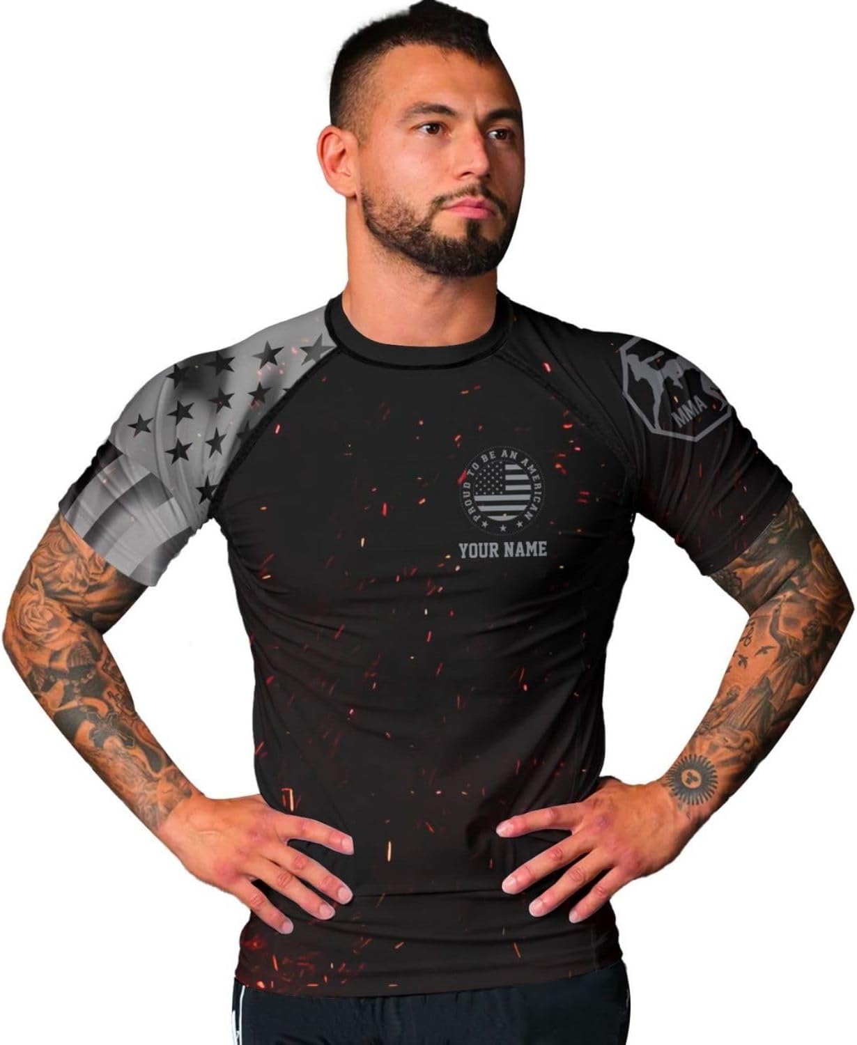 365CUSGIFTS Customized Land of Jiu Jitsu American