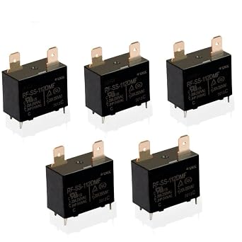 RF-SS-112DMF DC12V 4pin 20A Air Conditioner Water Heater Relay-5pieces