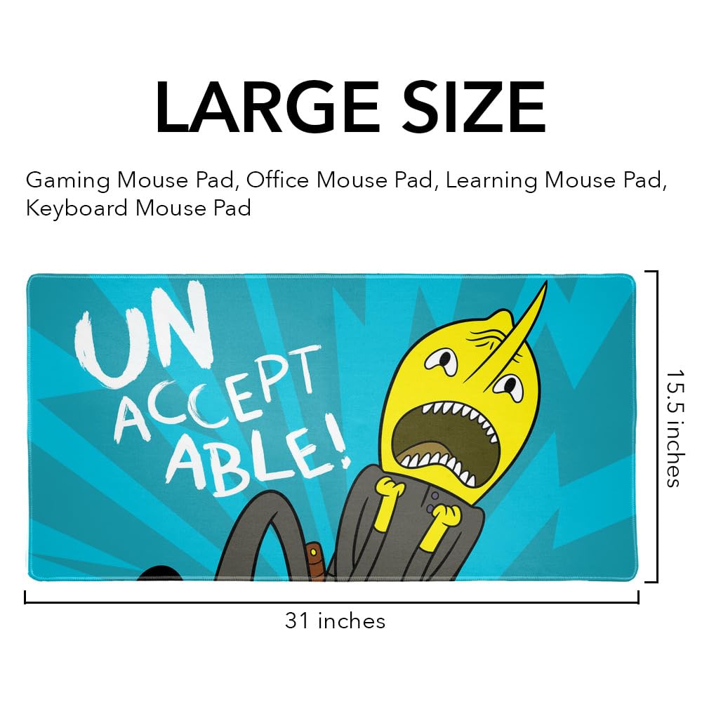 Amazon.com: Adventure Time Lemongrab Unacceptable Large Gaming Amazon.com: Adventure Time Lemongrab Unacceptable Large Gaming