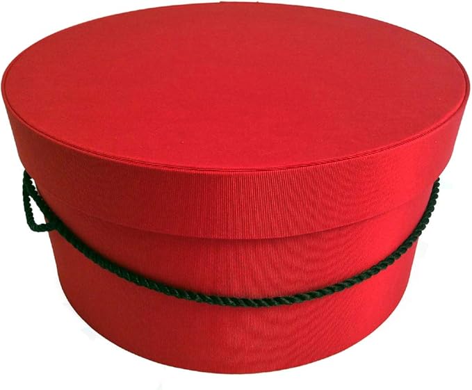 Sarah's Hat Boxes Classic Red Hat Box – 8.75" x