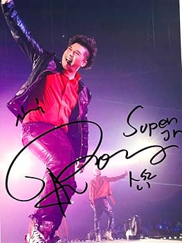 Amazon.co.jp: シンドン直筆サイン入り2Lサイズ写真…Shindong…スーパー