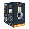 Cat6 Plenum Cable 1000ft | 0.57mm 100% Pure Copper, 550 MHz, 23AWG, UTP |DSX-8000 Analyzer Tested Up to 100m |10GB, PoE, PoE& PoE | Industry’s Most Accredited Cable Blue