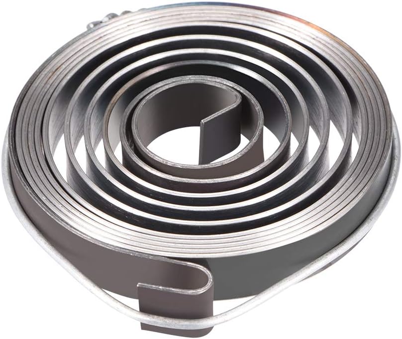 uxcell Drill Press Spring Drill Press Quill Feed Return Coil Spring Assembly Spring Steel Chemical Blackening Finish 1540mm Expand Long 49 x 8 x 0.8mm