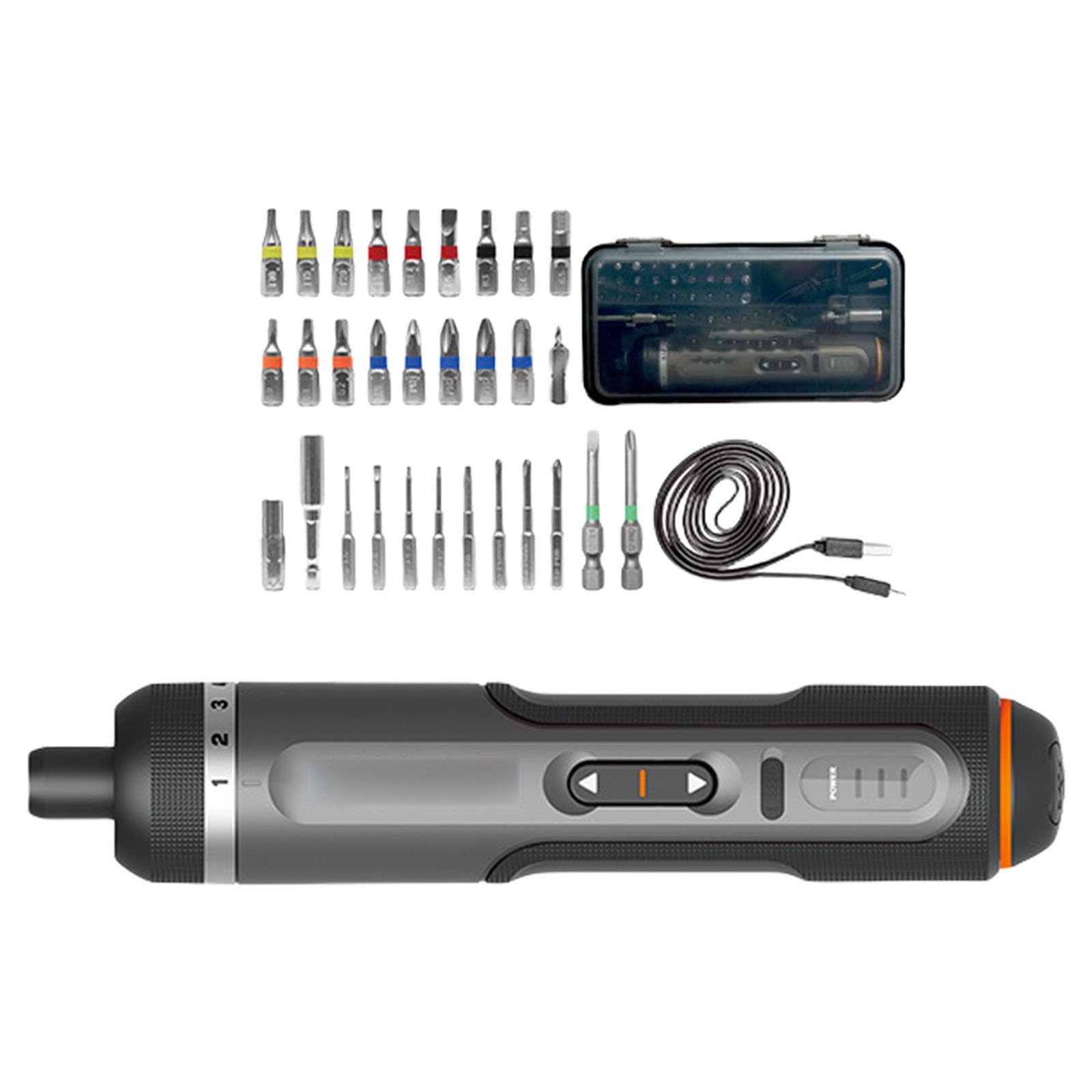Xagmodshn Light Portable Electric Screwdriver Functional Cordless Screwdriver With Long Battery Life For Household Maintenance Practical