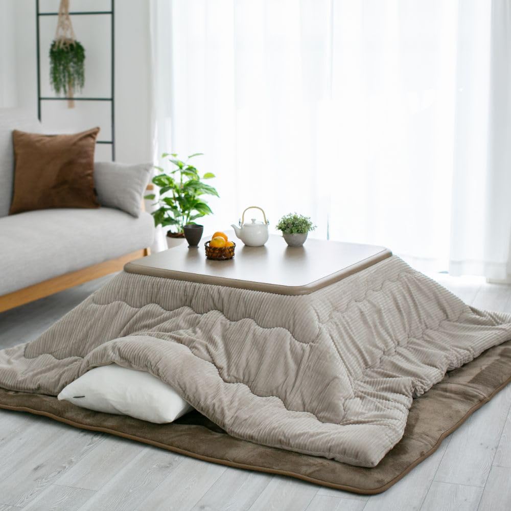 【送料無料・新品未使用】こたつ布団　ストライプ　レトロ風　オシャレ　人気 こたつ掛け布団 コタツ 炬燵 こたつ 布団 長方形 おしゃれ こたつ