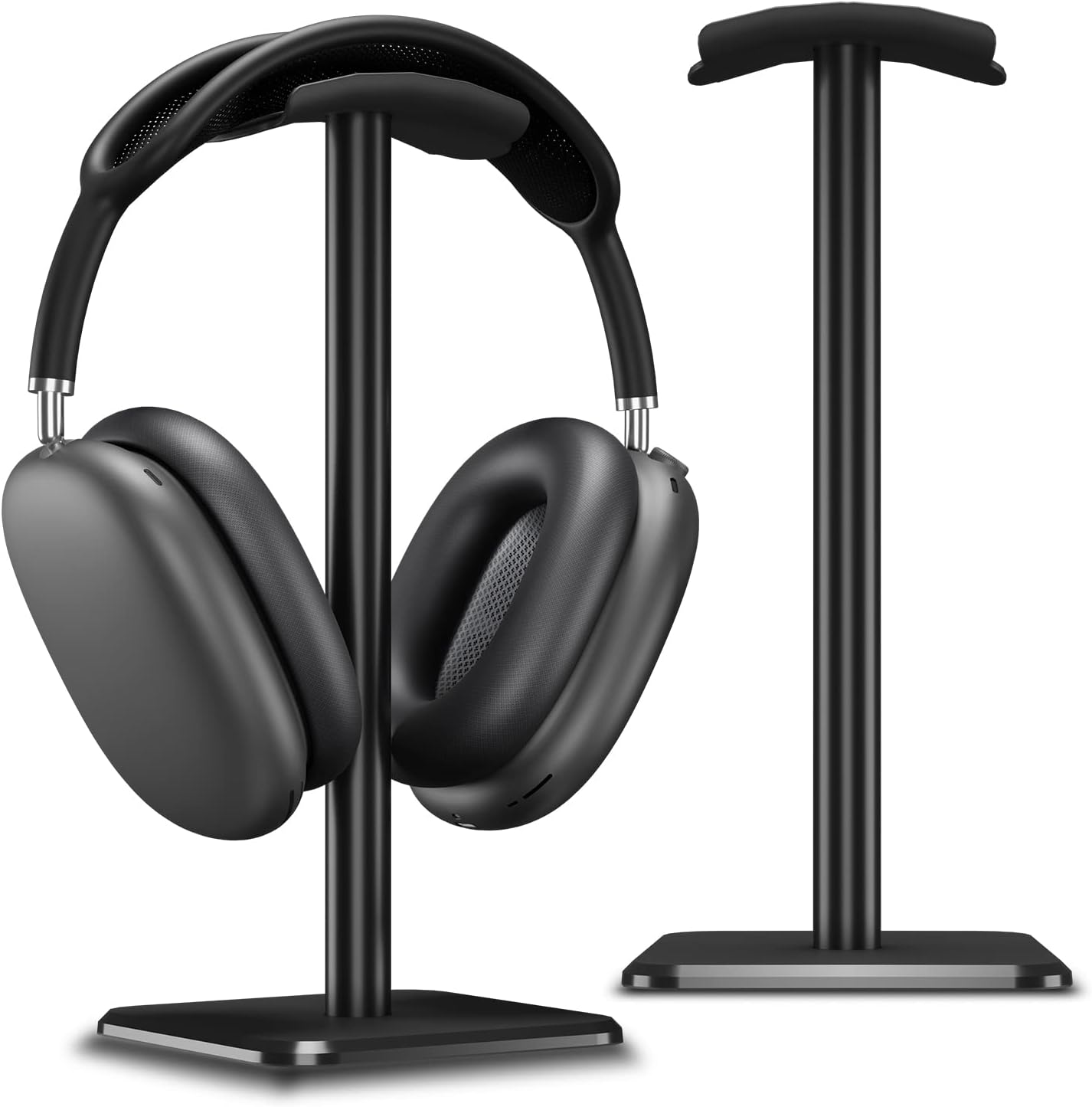 Headphones Stand [Weighted Base & Taller Height] Headset Holder Stand, Universal Headset Desk Hook for All Gaming Headset/Desktop Earphones