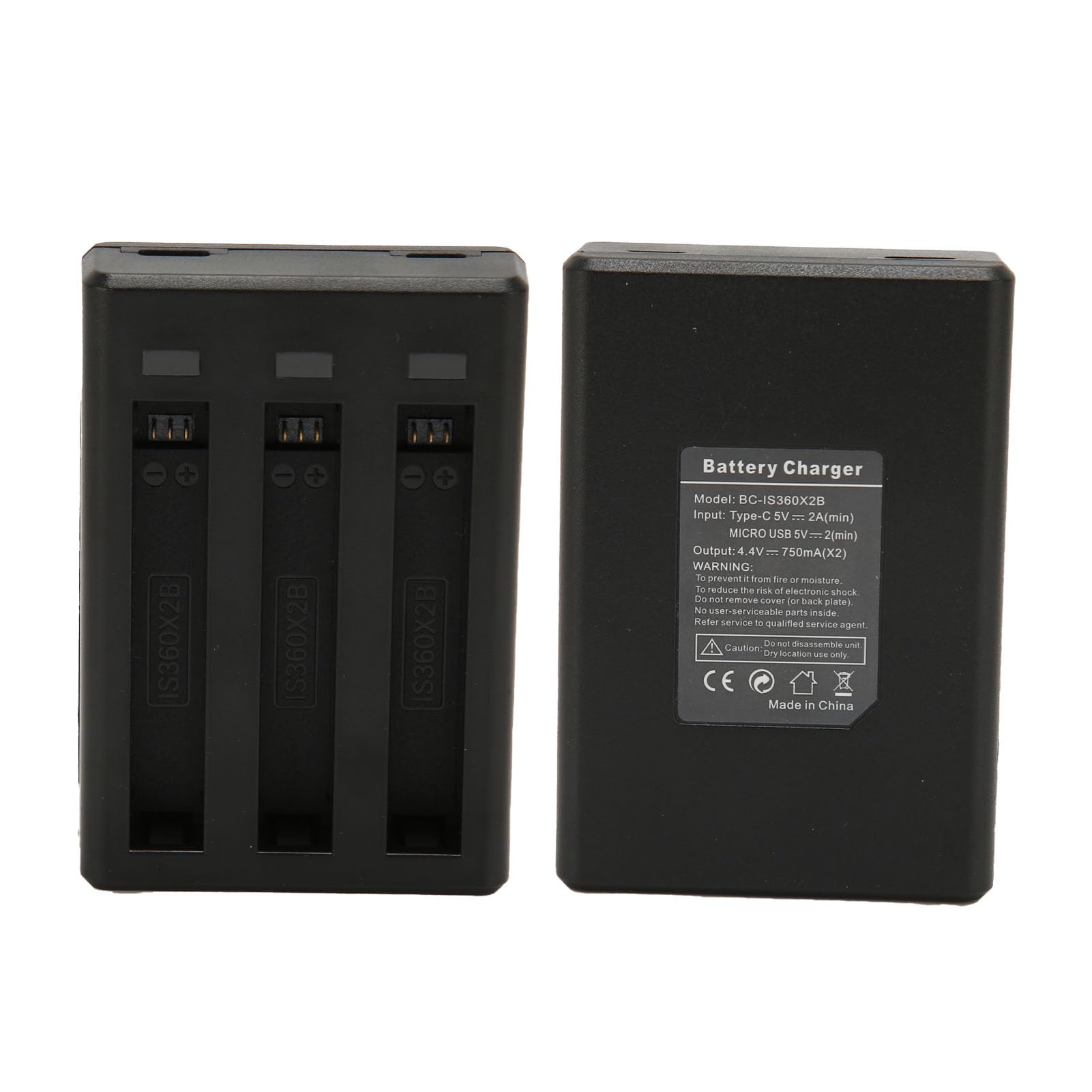 Chargeur Batterie Appareil Photo avec Hub, 3X Accus