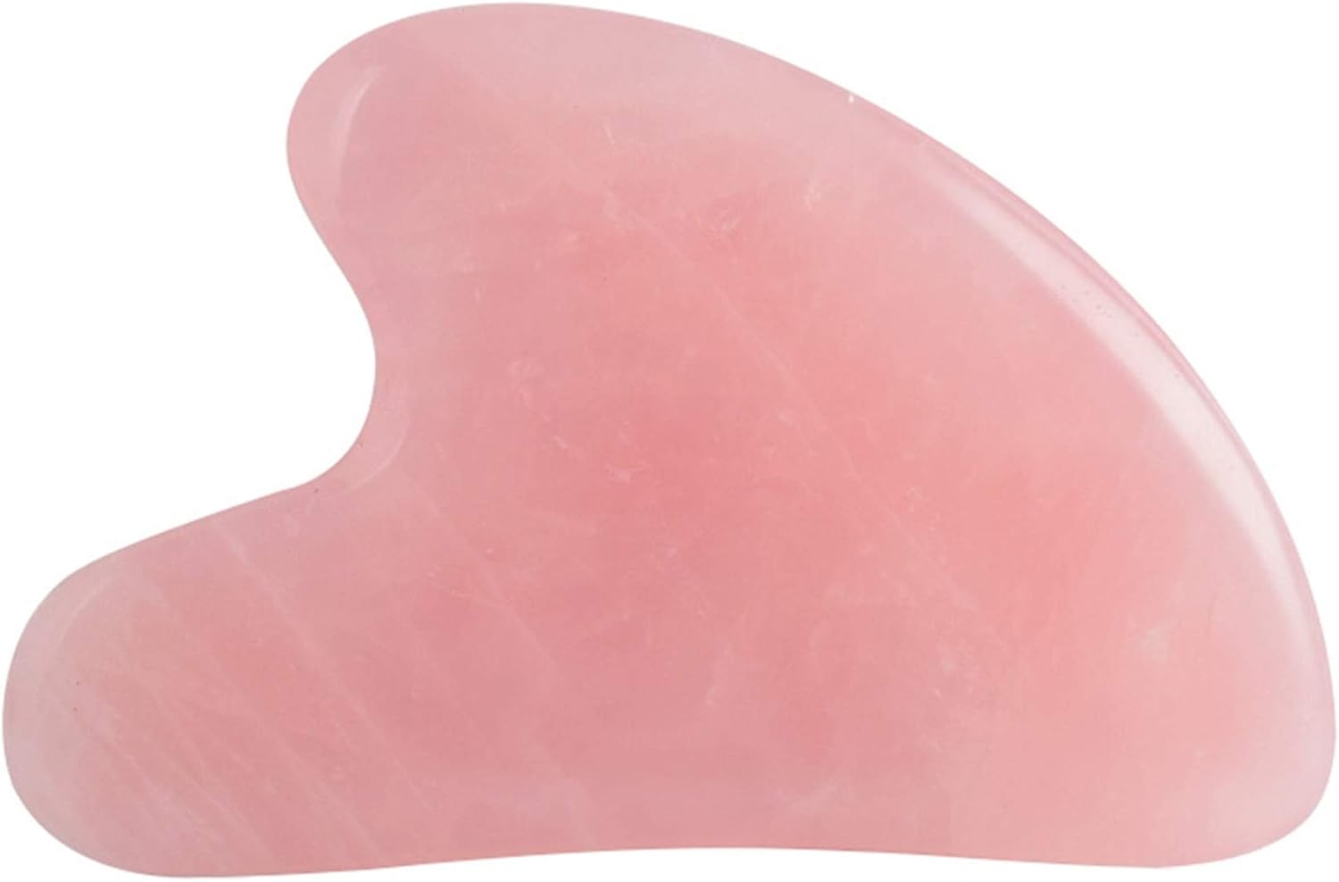 Herramienta de masaje facial de jade de cuarzo rosa natural, gua sha, raspador de piedra para spa, reduce líneas finas y arrugas, mujeres y hombres