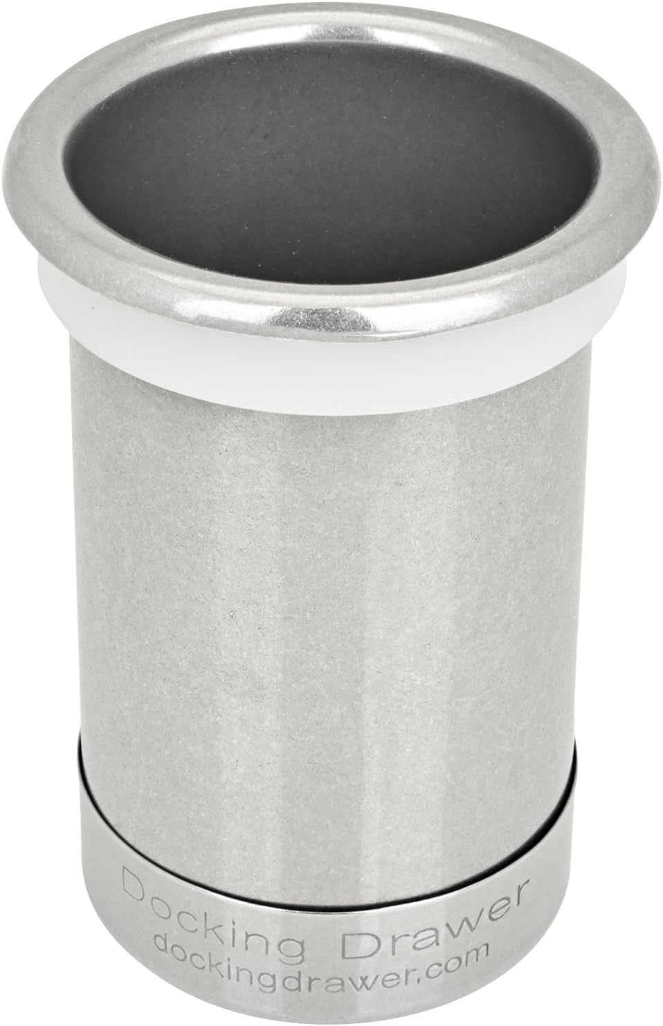 Docking Drawer 3" Stainless Steel Canister for Hot Tools, Capped Design, Safely Stow Styling Tools