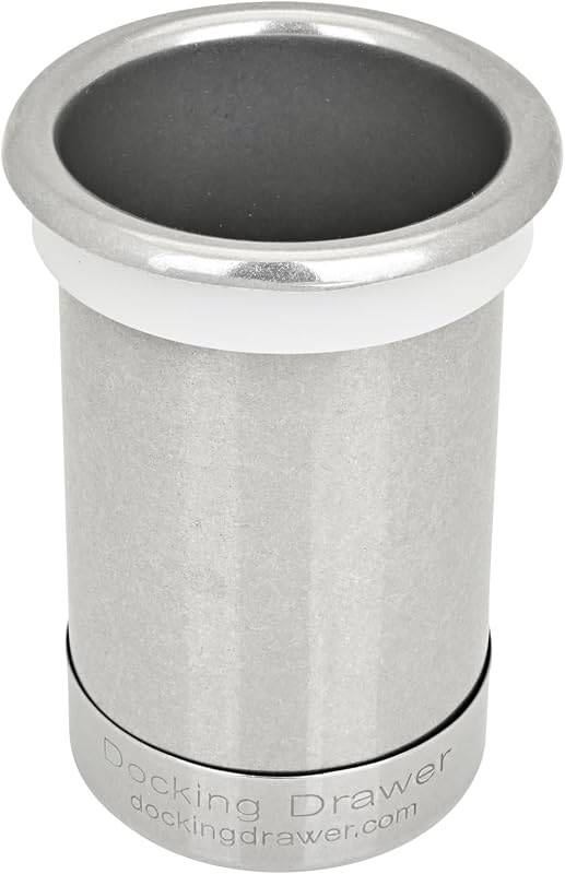Docking Drawer Canister de aço inoxidável de 7,62 cm para ferramentas térmicas, design com tampa