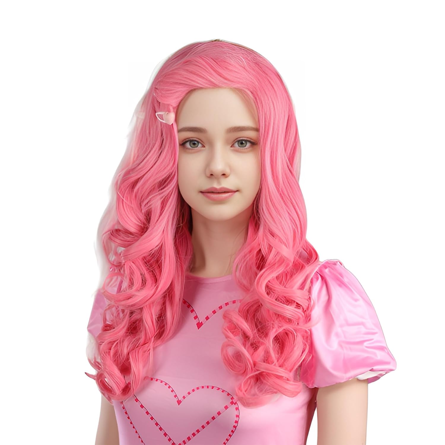 CYNTHIA Long Red Wig Straight Queen Of Hearts Wig Adult Halloween Costume Wigs For Women