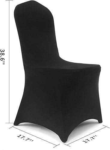 Miniatura 2 de Funda de silla Peomeise plegable, de elastano para banquete de boda, comedor, evento.