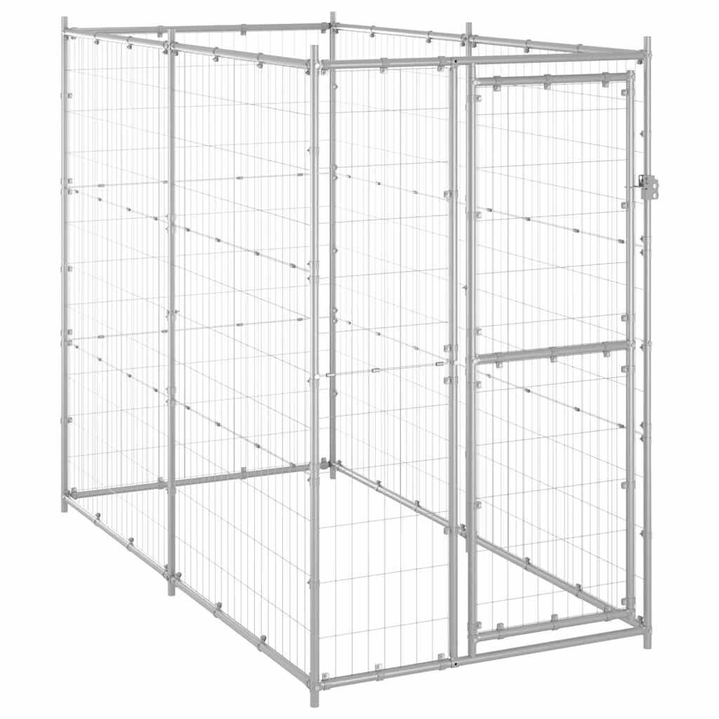 Chenil Dog stal ocynkowana 110x220x180 cm