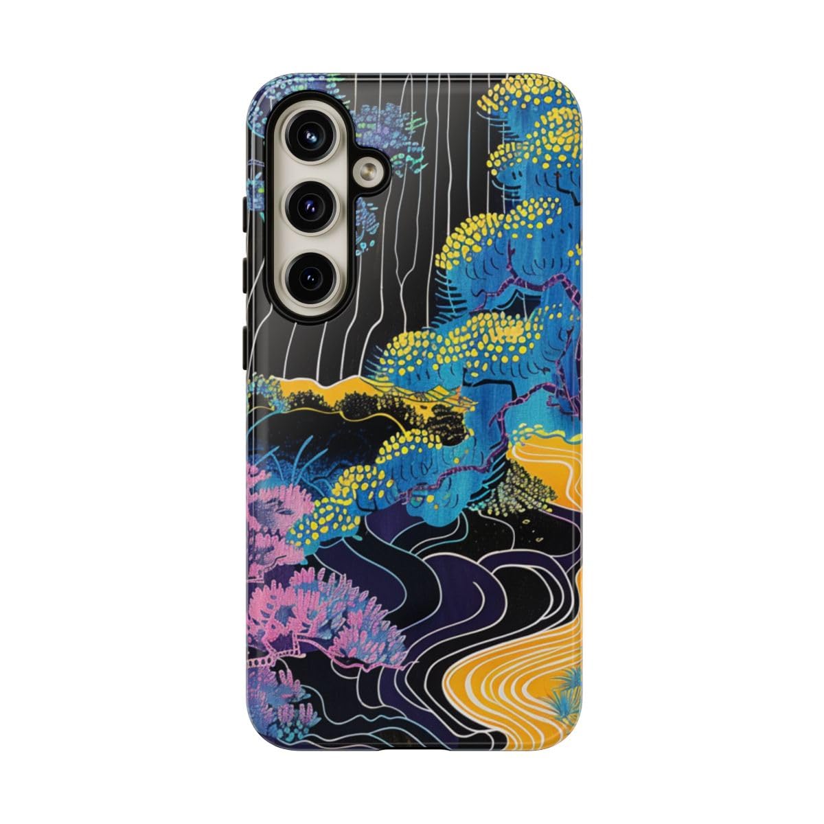 Coque Samsung S24 Plus bleue rigide anti-rayures - 5