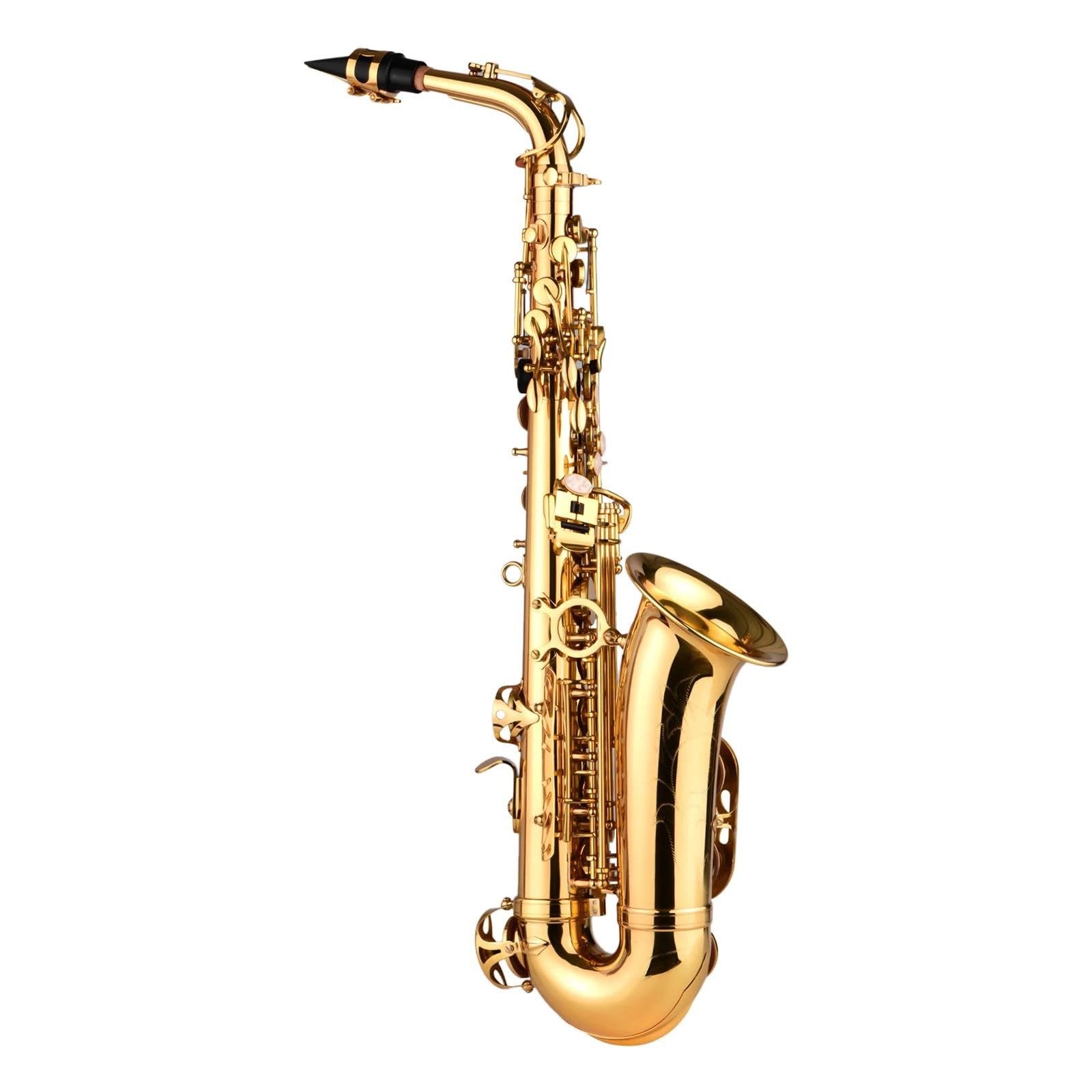 Rmze Premium Eb Alto Saxophone - Rich Tone, High Durability and Superior Craftsmanship - Brass Musical Instruments-picture-16