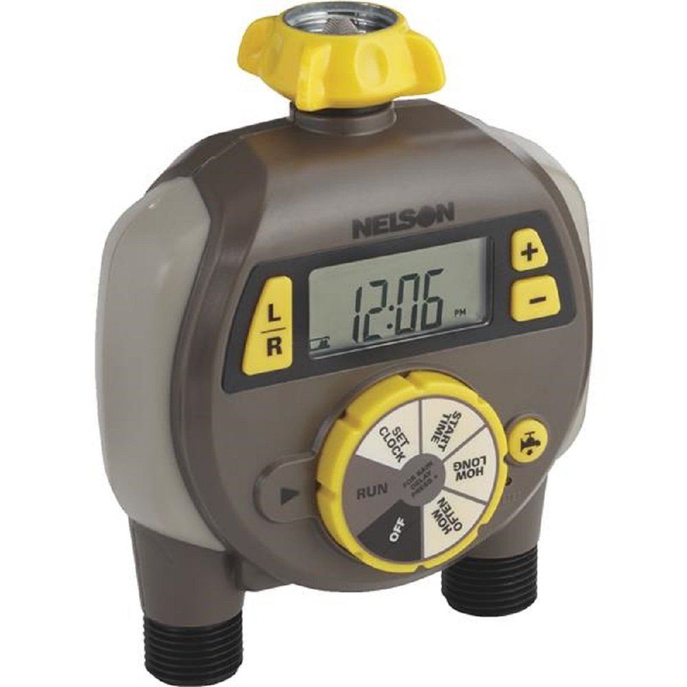 Nelson Dual Outlet Electric Water Timer with Large LCD Display Multicolor product thumbnail 3