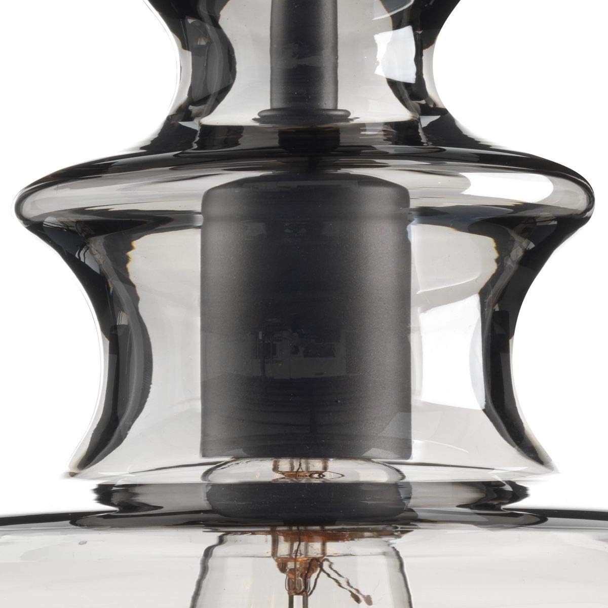 Progress Lighting Conestee Collection 6-Light Graphite Farmhouse Pendant Light