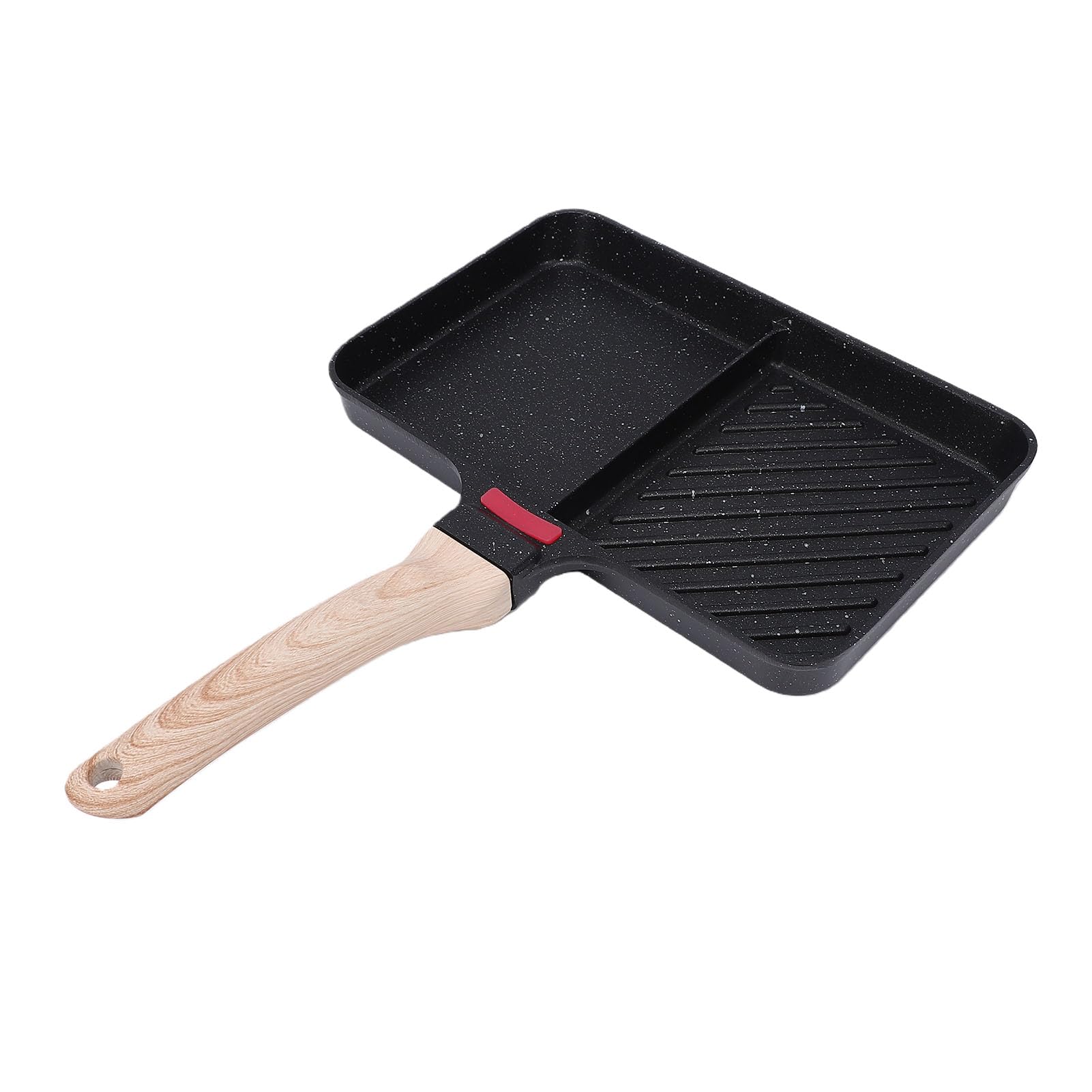 Poêle à griller légère en aluminium avec manche ergonomique Style 2