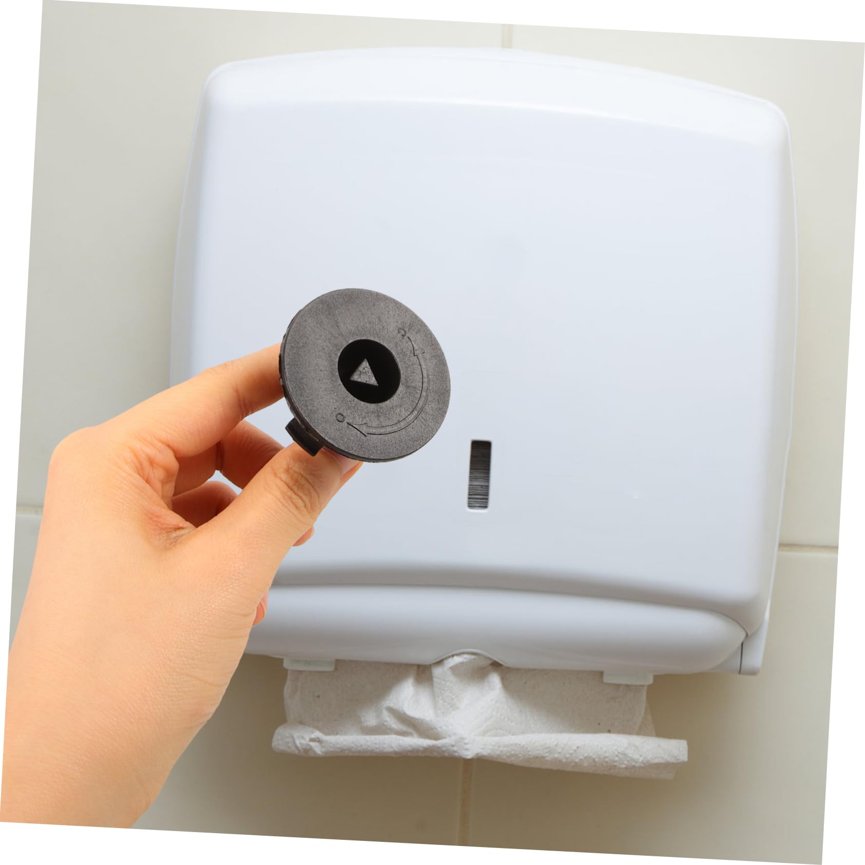 PRETYZOOM 2pcs Paper Towel Dispenser Lock Replacement Commercial Toilet Dispenser Lock Easy Installation Sleek Design for Use