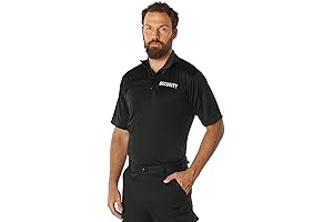 Rothco Security White Moisture Wicking Polo Shirt