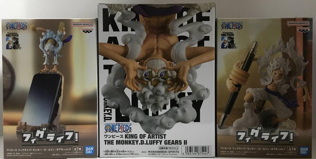 Amazon | ワンピ THE MONKEYDLUFFY GEAR5 ルフィー フィグライフ 