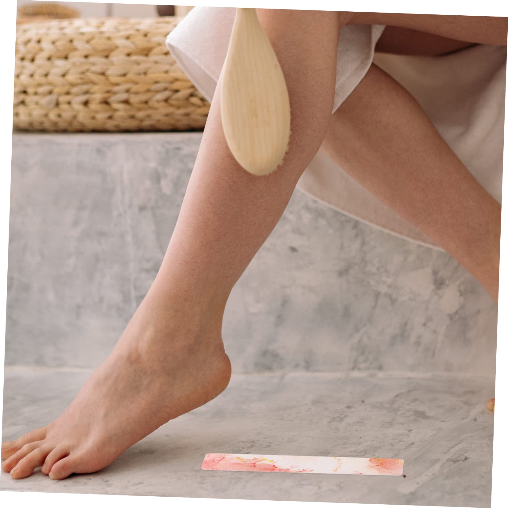 IMIKEYA 72piezas Pegatinas Antideslizantes para Baño Tiras De Seguridad para Ducha y Bañera Adhesivos De Peva Impermeables Prevención De Caídas Suelos y Baños