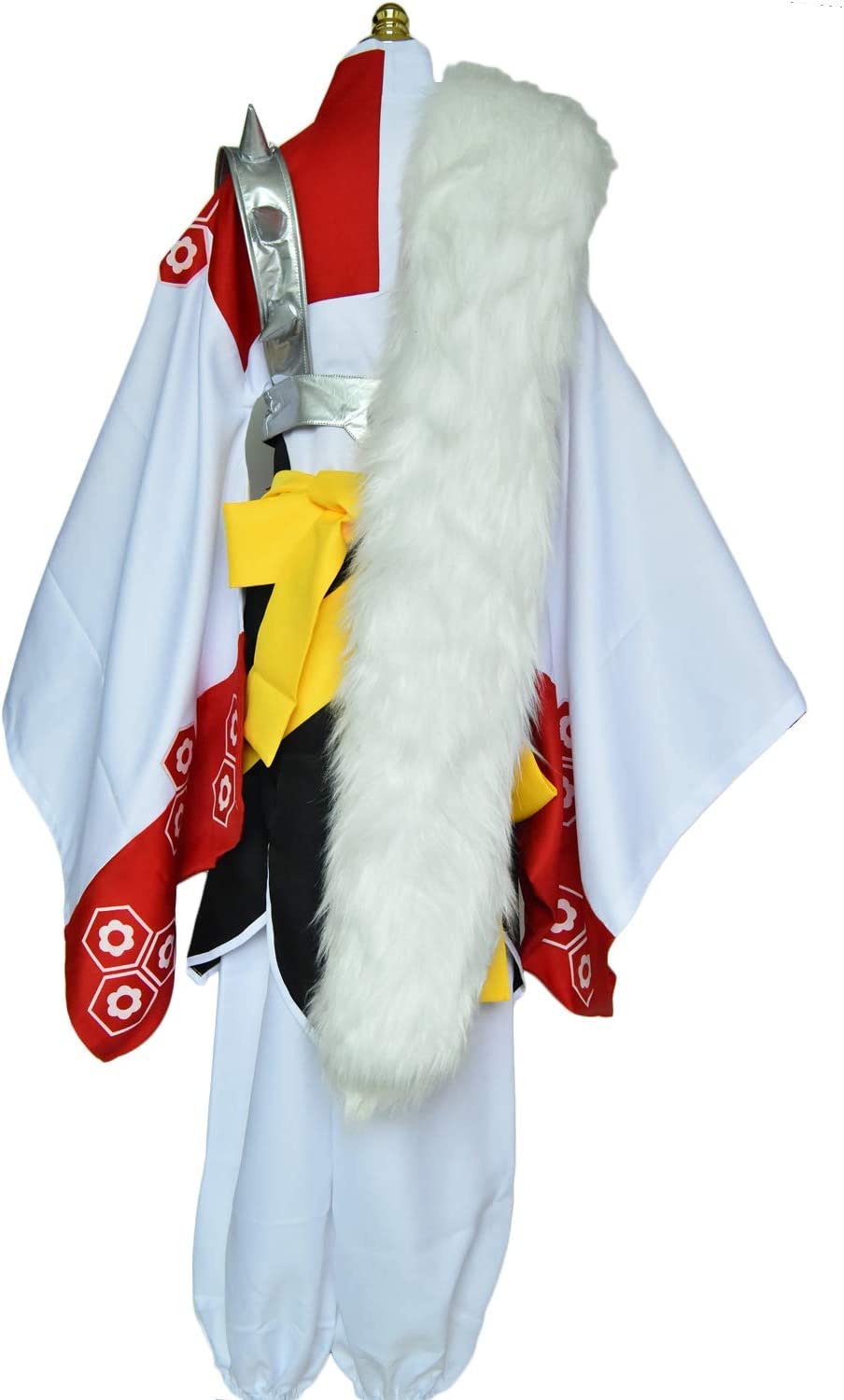 Amazon.co.jp: 「桜时」犬夜叉 殺生丸 ウィッグ 鎧 尻尾 豪華 セット