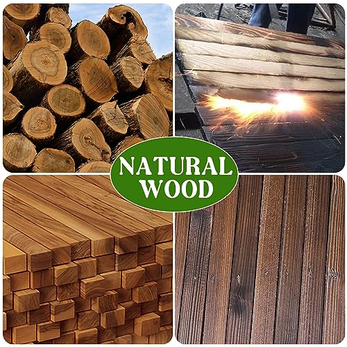 Wood Lattice Fence Panels for Outside 13.4\"x78.8\" Expandable Natural Wooden Wall Trellis Board Decorative Lattice Trellis Frame for Climbing Plants Vine Ivy Rose Outdoor Balcony Garden 2 Pcs - Thumbnail 5