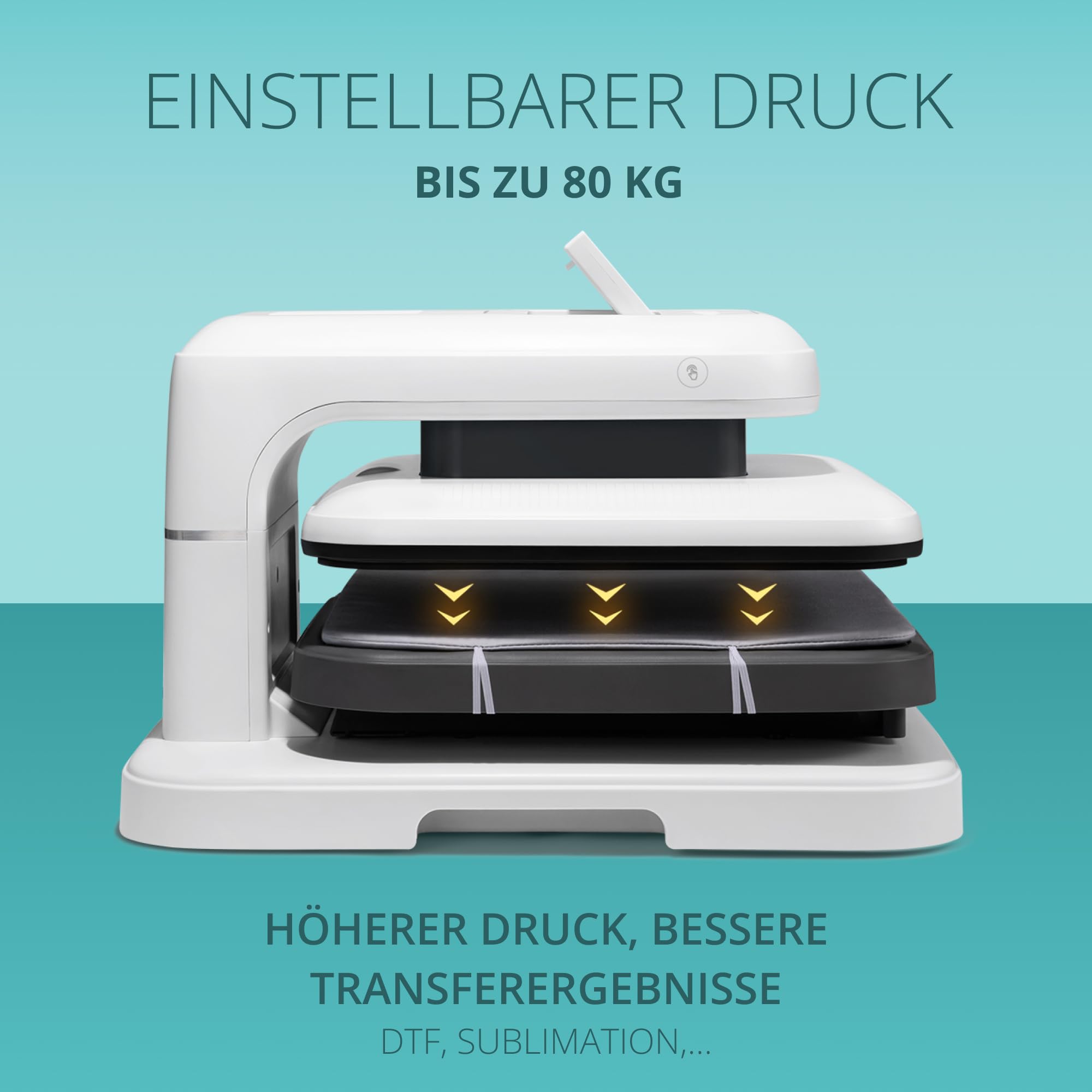 LOKLiK ImPress Auto Heat Press 2 - Automatische Transferpresse zum Personalisieren von T-Shirts, Pullovern, Decken, Handtüchern, Tragetaschen und anderen Textilien (Witz)