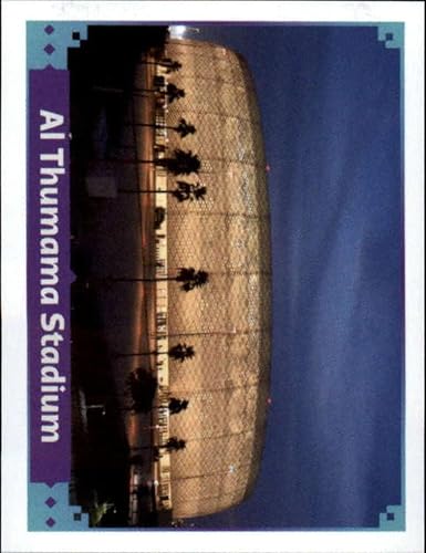 2022 Panini World Cup Qatar Sticker #FWC10 Al Thumama Stadium Mini Sticker Trading Card
