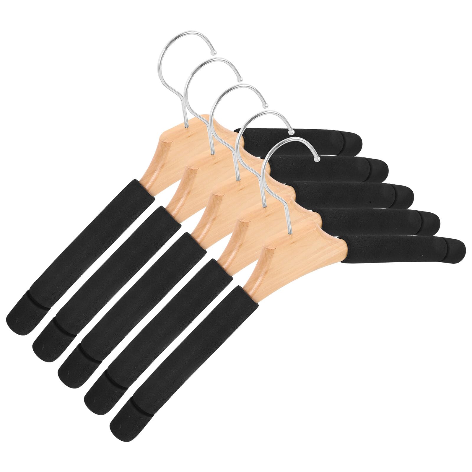 Cintres en Bois Massif Rembourrés Homoyoyo, Porte-vêtements Antidérapants pour Robes de Mariée