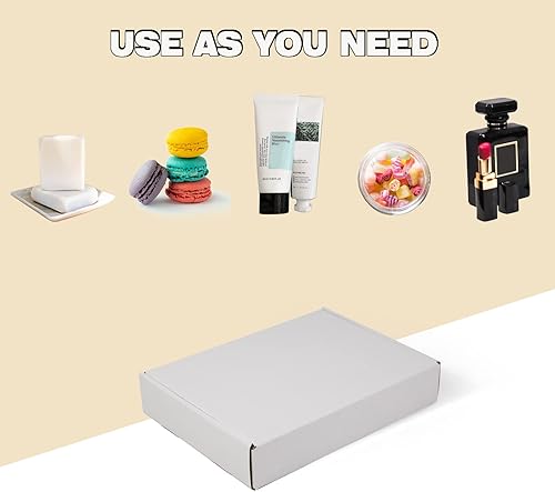 Miniatura 5 de Cajas de envío de 11 x 8 x 2 pulgadas, paquete de 25 cajas de cartón corrugado blancas para pequeñas empresas