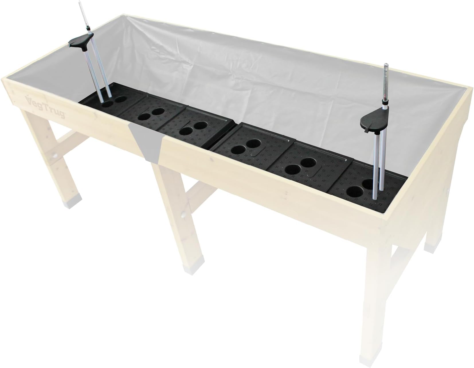 VegTrug Classic Self Watering Kit Medium 1.8m, Black