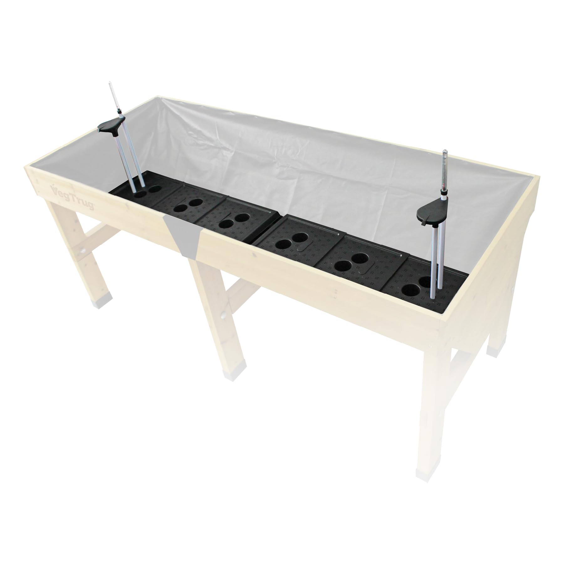 VegTrug Self Watering Kit for VegTrug Classic 1.8m, Black — image 1