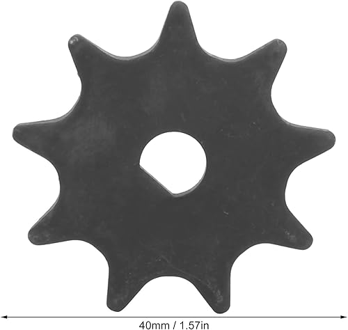 Miniatura 3 de Alomejor Piñón de cadena 9T D agujero motor piñón engranaje eléctrico scooter motor rueda de cadena para motor MY1016  MY1025