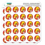 These unique stickers will be a wonderful addition to your projects and events. They are great for planners, scrapbooks, crafts, parties, teachers and more. The set includes 50 1" clear stickers proudly made in the USA. The stickers are made from pre...