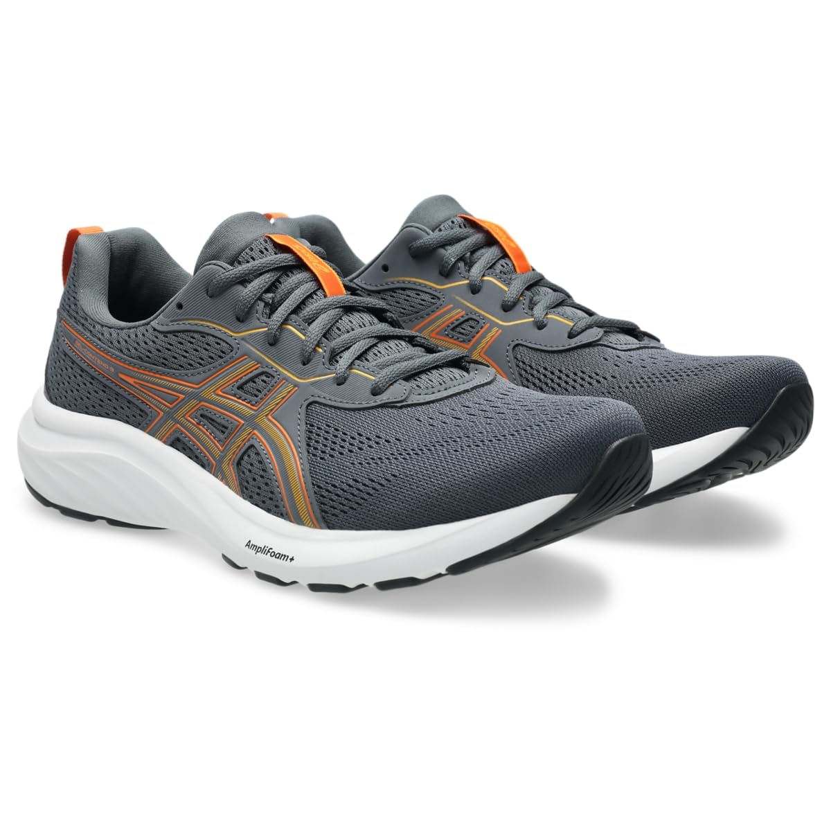 Close-up view of the ASICS Gel-Contend 9 running shoe, highlighting its sole and upper construction.