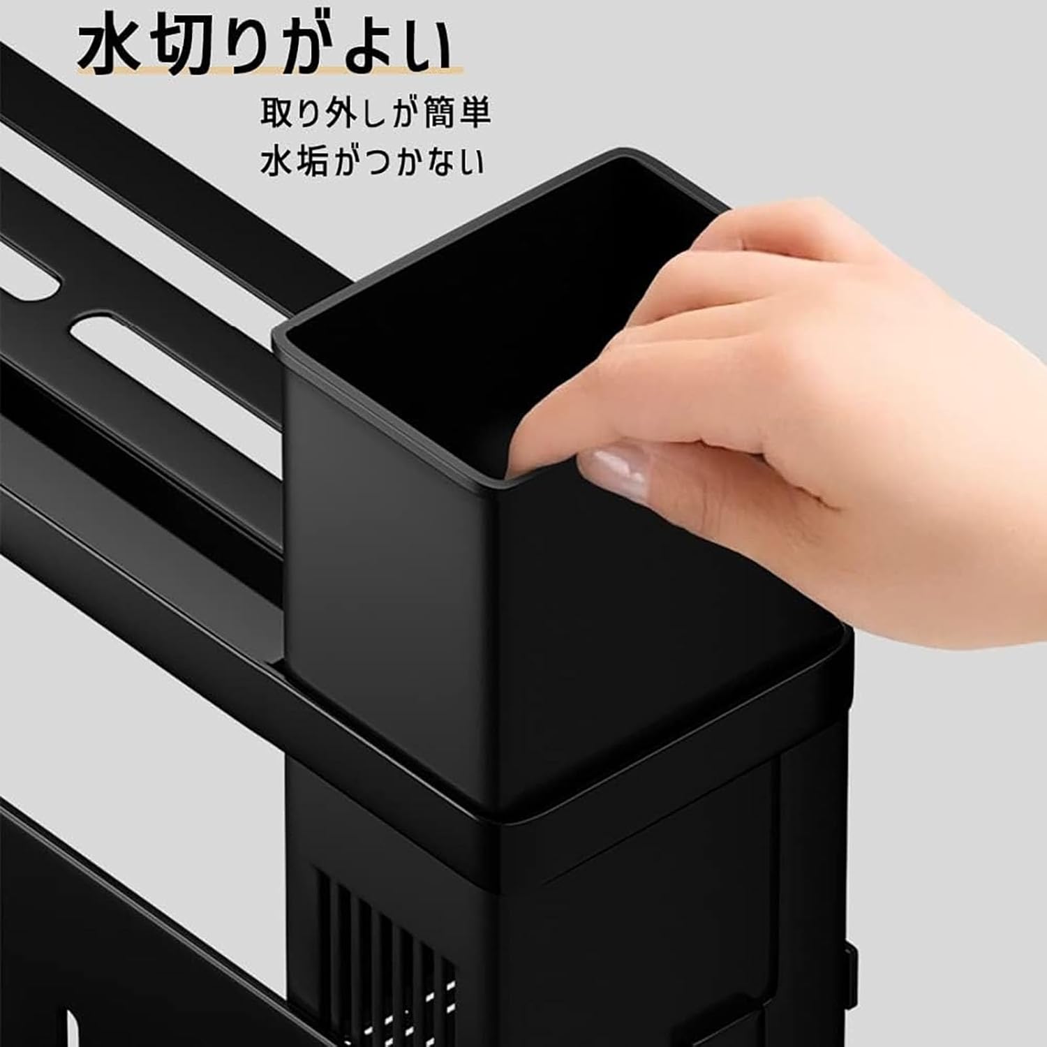 まな板スタンド 台所 包丁立て 鍋蓋スタンド お箸立て - 多機能キッチン用収納ラック 水切りトレイ付 組み立て簡単 食器乾燥ラック