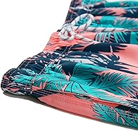 Vista 5 de WavingSpark - Short de baño divertido con forro de malla, de secado rápido para hombre