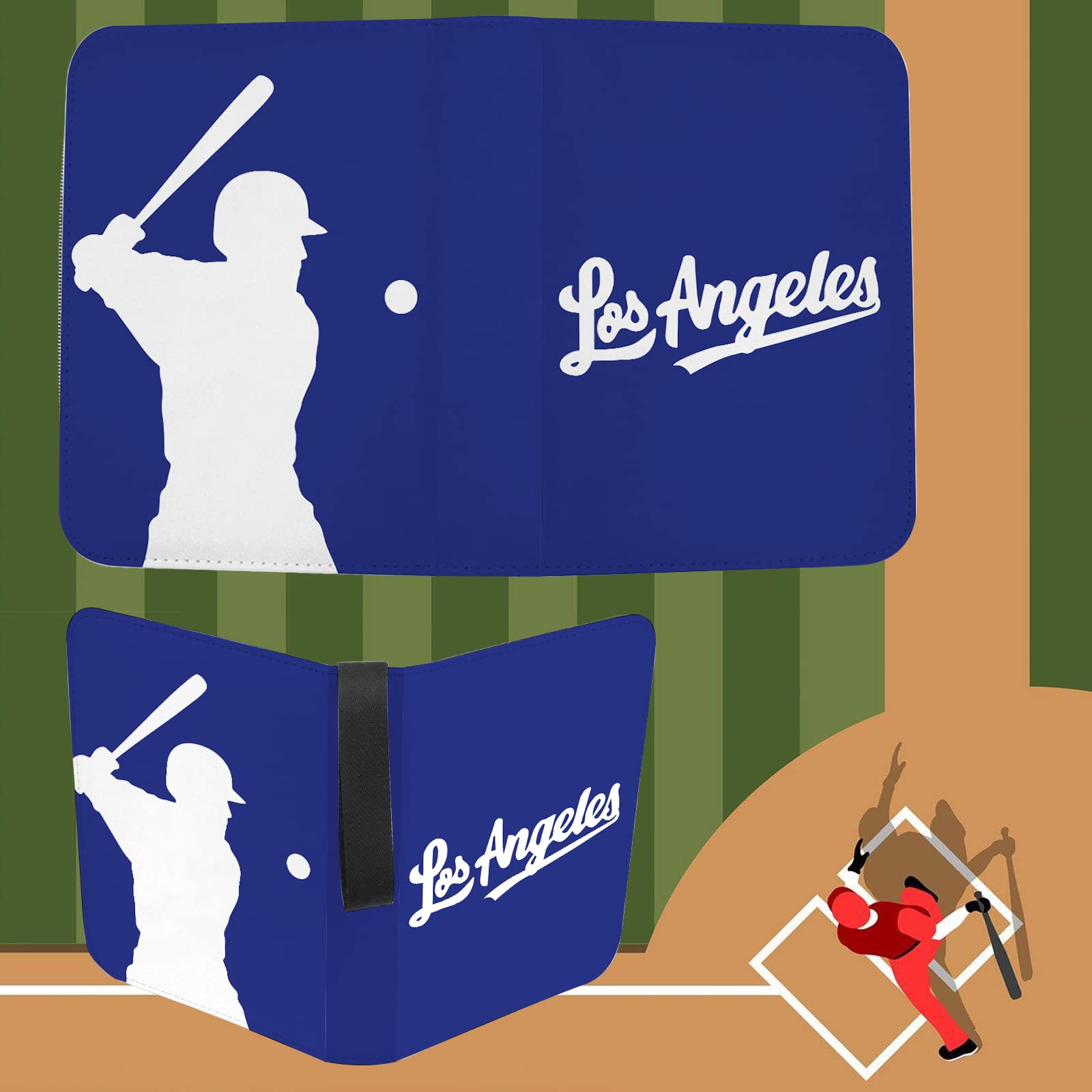 Amazon.com: Baseball Card Binder With Sleeves 400 Pocket, Los Angeles Card  Holder for Trading Cards, Collector Album Sports 3 Ring Binder Storage Book  Folder Organizer for Kids Gift : Office Products