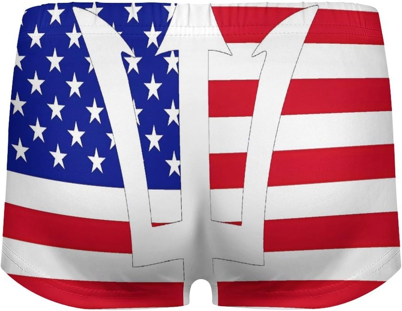 Barbados & U.S. Flag Funny Women's Boxer Briefs Breathable Underpants Trunks Stretch Underwear