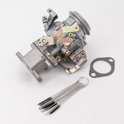Miniatura 5 de KIPA Carburador apto para Jeep F Head 4-Cilindros Motores Willys CJ3b M38A1 CJ5 F134# 17701.02 923808 con junta y kit de herramientas de limpieza de