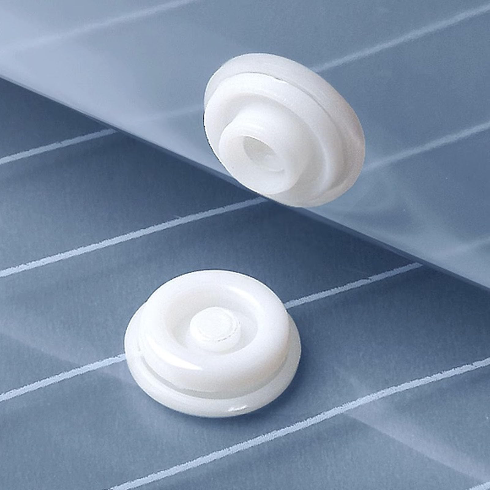 50 Pezzi Portafogli A4 in Plastica Impermeabile con Bottone a Scatto - Cartelle Trasparenti Chiare per Organizzazione di Documenti a Scuola, Casa, Ufficio e Viaggi