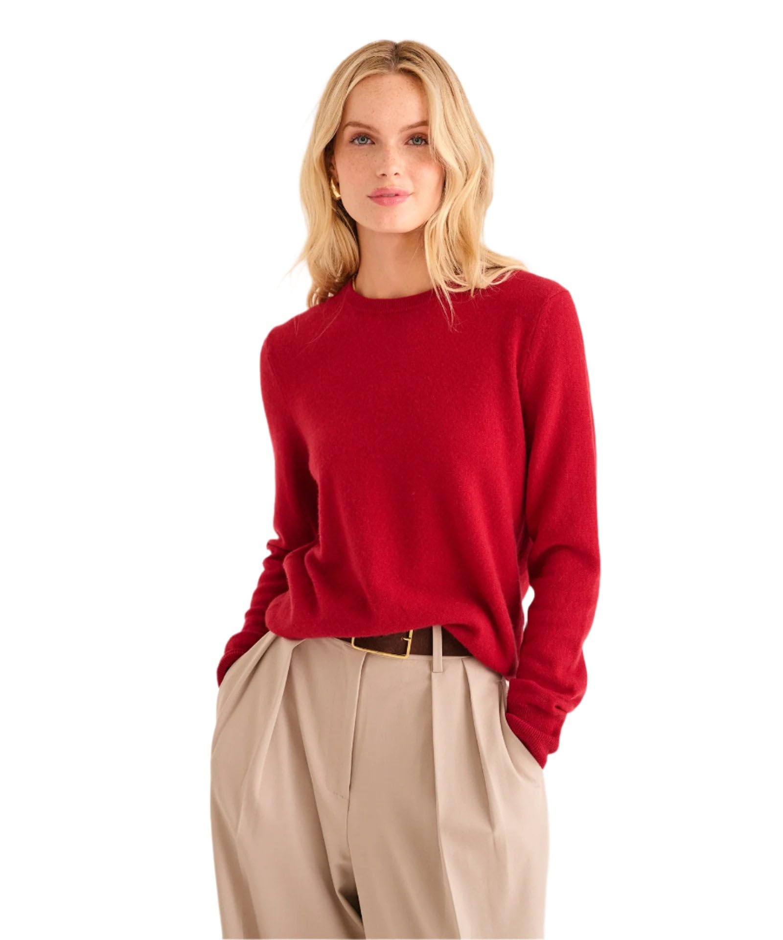 NAADAM Women's The Original Cashmere Crewneck Sweater