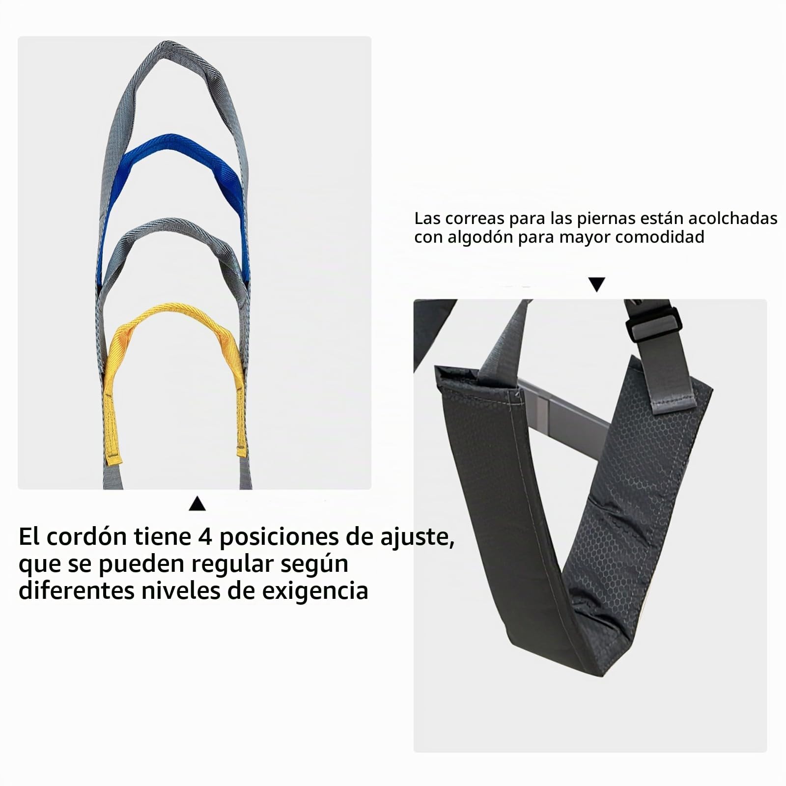 Arnés Para Traslados Pacientes Eslinga Para Estar De Pie Cinturón De Transferencia De Pacientes Pacientes Paralizados Ayudas Para Caminar De Cuerpo Para Enfermería Carga-230Kg L