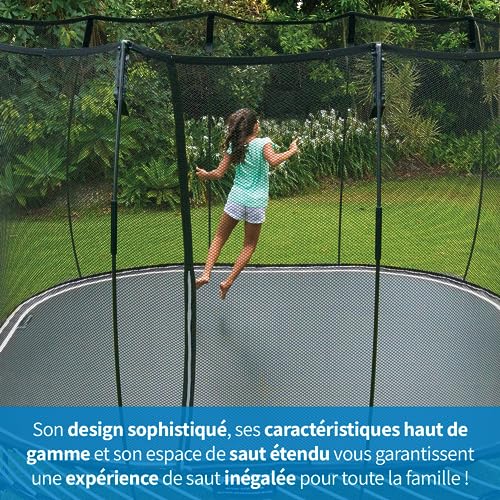 SPRINGFREE Trampoline - Trampoline Carré Grand S113 - Tout Âge - Design Breveté - Le Plus Sûr du Marché - Rebord Soft Edge - Résiste À L'Extérieur - Garantie Premium 10 Ans - 3,4x3,4m – Image 6