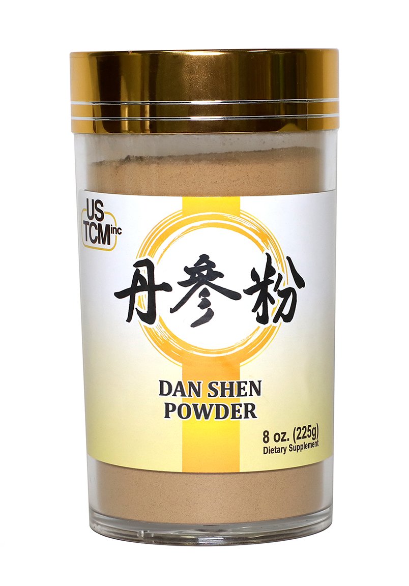 Dan Shen Powder Salvia Miltiorrhiza Powder Red Sage Root Powder 丹参粉 120mesh (8oz)